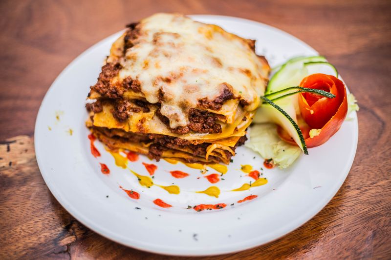 Vegetarian supreme pizza loaded with fresh vegetables at Giordanos