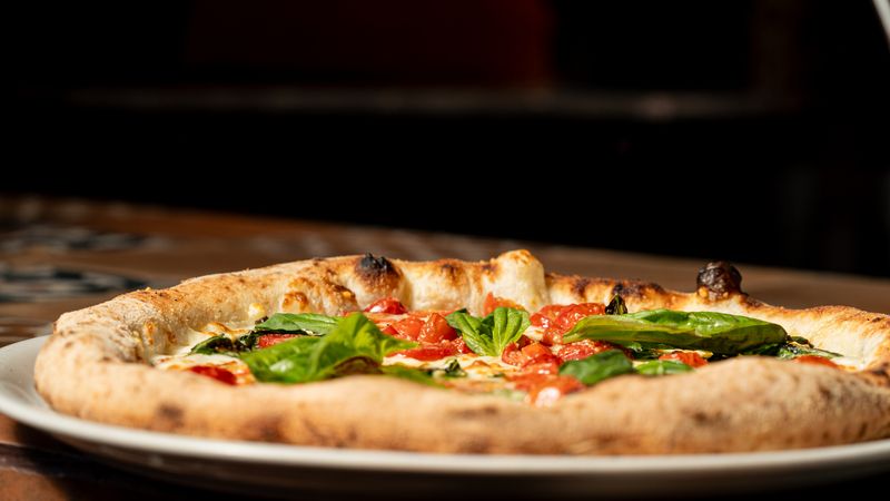 Giordanos stuffed Chicago-style pizza fresh from the oven