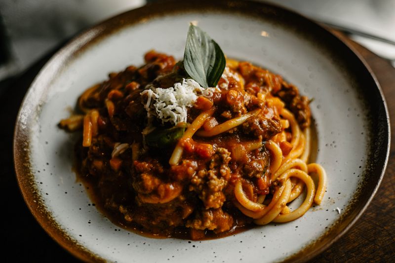 Fresh artisan pasta dish at Giordanos Italian restaurant